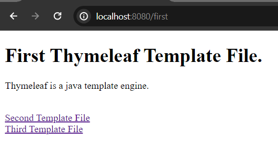 Spring Boot and Thymeleaf