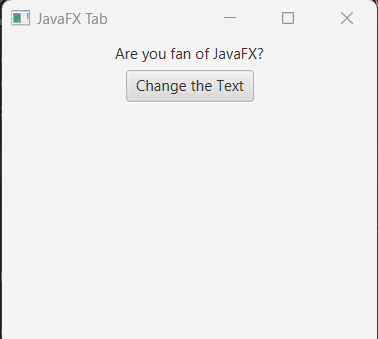 JavaFX Button