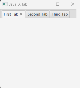 JavaFX Tab