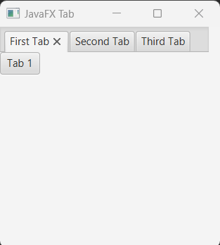 JavaFX Tab