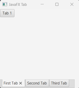 JavaFX Tab