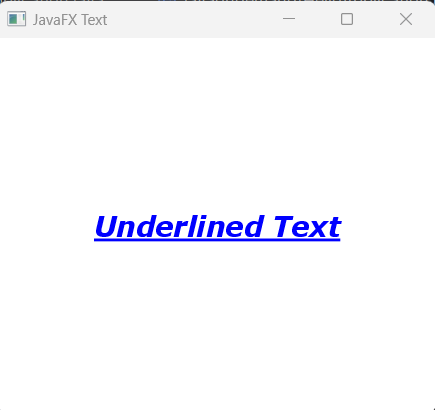 JavaFX Text