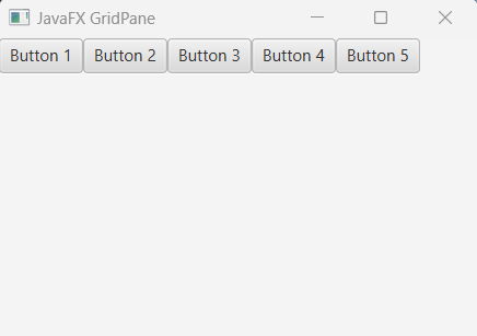 JavaFX GridPane