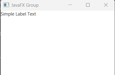 JavaFX Group