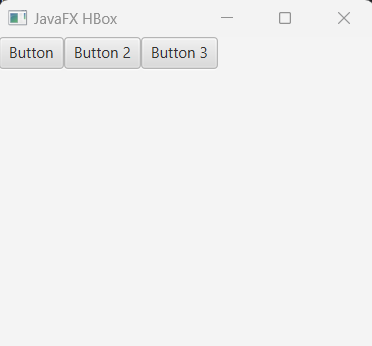 JavaFX HBox