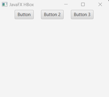 JavaFX HBox