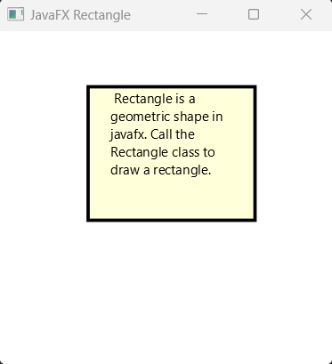 default rectangle