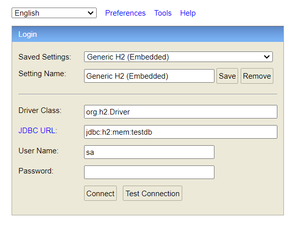 h2 database